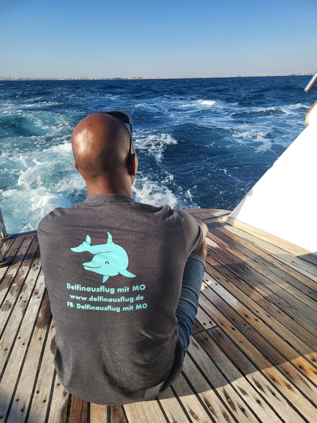 Delfinausflug mit MO - auf dem Boot in Hurghada